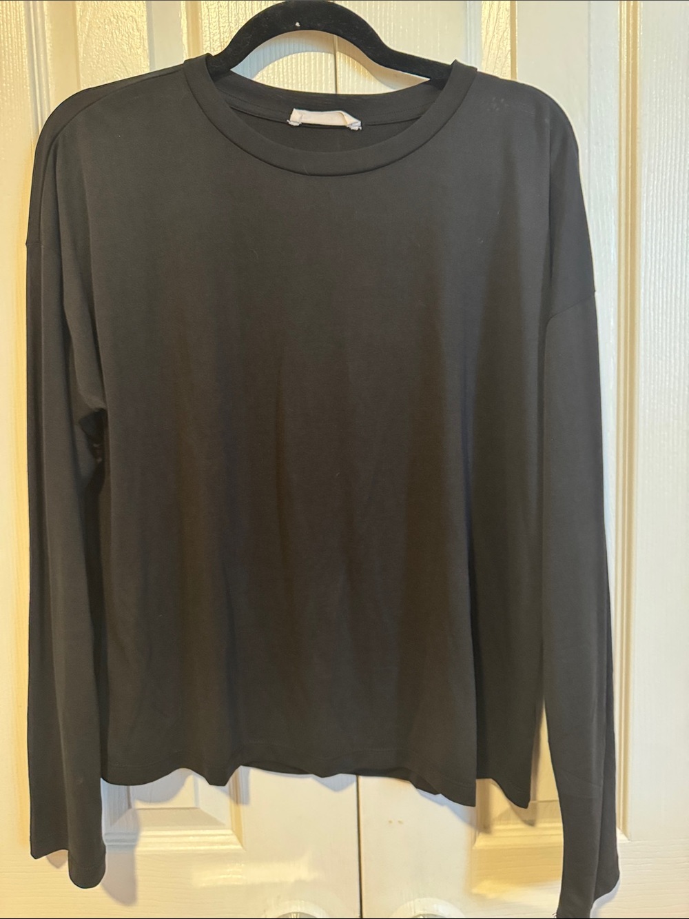 Classic Long Sleeve Black Tee